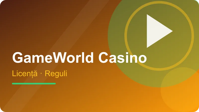 GameWorld Casino – O ofertă pentru fiecare zi a săptămânii O ofertă pentru fiecare zi a săptămânii – ilustrație pentru secțiunea GameWorld Casino