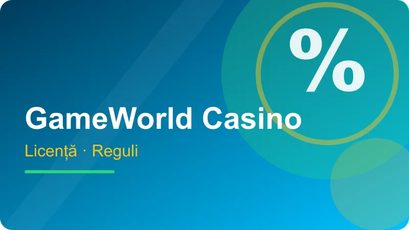 GameWorld Casino – Licența ONJN și compania din spatele Game World Licența ONJN și compania din spatele Game World – ilustrație pentru secțiunea GameWorld Casino